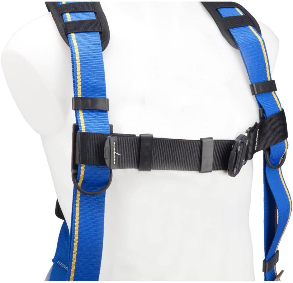 Werner H133102 Blue Armor 2000 Construction Harness, Quick Connect Legs (M/L)