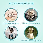 Disposable Male Dog Diapers - Absorbent Male Wraps Belly Bands for Male Dogs with Leak Protection, Excitable Urination, Incontinence, or Male Marking, 52 Count, Small