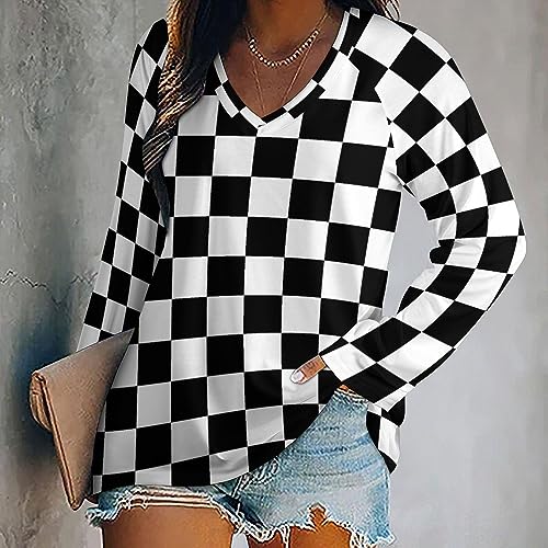 AMRANDOM Women's Golf Polo Shirts V-Neck Long Sleeve Collarless Tennis Running T-Shirts Quick Dry2