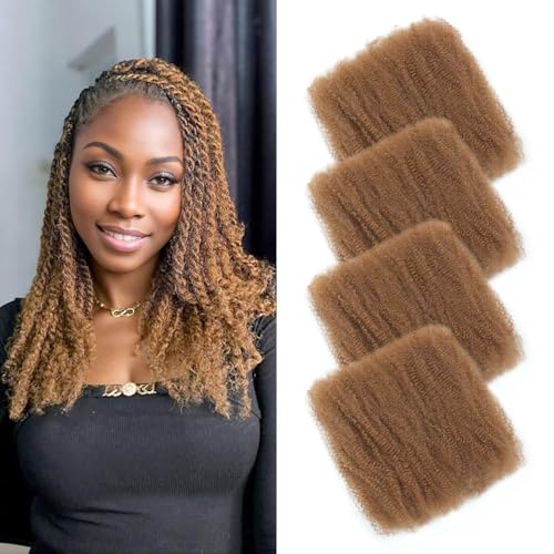Afro Kinkys Bulk Human Hair 16 Inch Afro Kinky-Curly Human