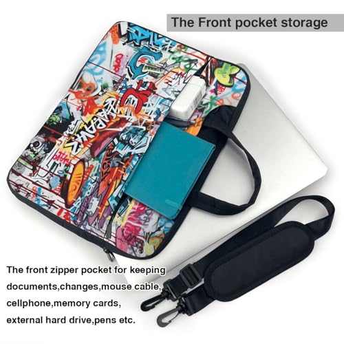 Laptop Bag Black White Stripes Laptop Tote Bag Women Men Laptop Sleeve Case Lightweight Computer Bag3