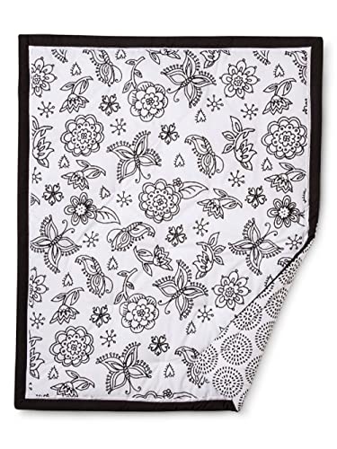 Nojo Dreamer - Black/White Floral 8 Piece Comforter Set #TOP1