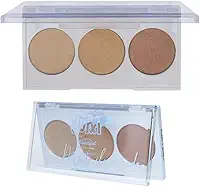 Paleta de Iluminador JUPXT Face Beautiful - Alta Pigmentação, Brilho Espelhado, Maquiagem Profissional, Versátil