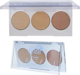Paleta de Iluminador JUPXT Face Beautiful - Alta Pigmentação, Brilho Espelhado, Maquiagem Profissional, Versátil