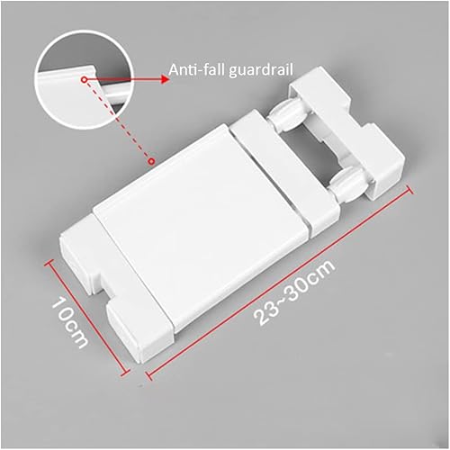 Miniatura 7 de LIYIVNAA Estante extensible estrecho de tensión para armario, barra divisora de armario ajustable, estante de almacenamiento para alféizar de