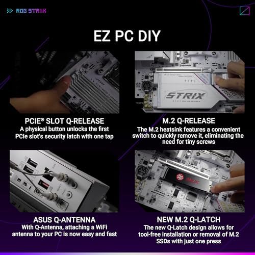 ASUS ROG Strix B850-G Gaming WiFi AMD AM5 B850 mATX Motherboard, Advanced AI PC Ready, 14+2+1 Power Stages, DDR5 Slots, 4X M.2 Slots, PCIe® 5.0 Ready, WiFi 7, 2.5G LAN, USB 20Gbps Type-C®, AI Advisor