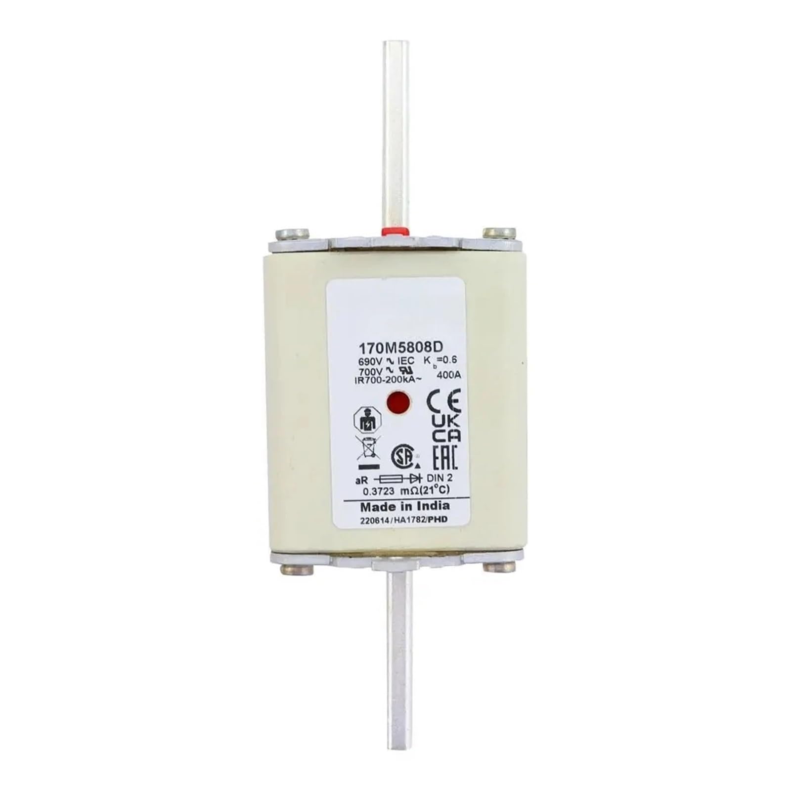 Fusible 170M5813D pour onduleurs industriels et variateurs de vitesse