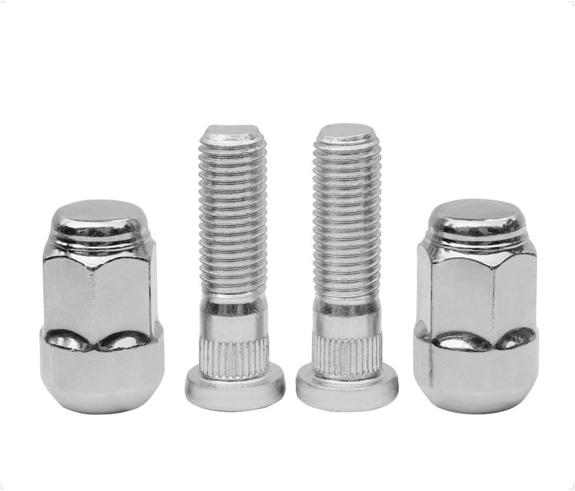 Mysttoo M12x1.50 Chrome Wheel Lug Stud Nut Set Compatible