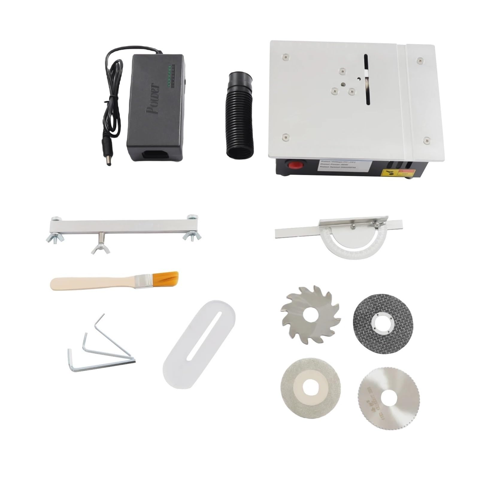 Herramienta De Corte DIY Sierra De Mesa Mini Máquina Cortadora De Carpintería Muela Circular Eléctrica De 96W Corte Preciso