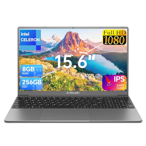 TECLAST PC Portatile 15.6 Pollici, Intel N4100 Turbo 2.6GHz, 8GB RAM 256GB SSD, Tastiera Retroilluminata, F16Plus Notebook, W11 Computer Portatile, IPS FHD 1920x1080, 2.4G/5G WiFi, BT4.2, USB 3.0