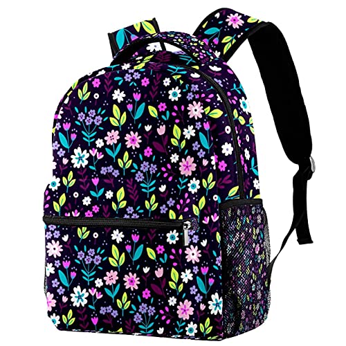 Sac à dos motif feuilles multicolore pour vos balades et trajets quotidiens