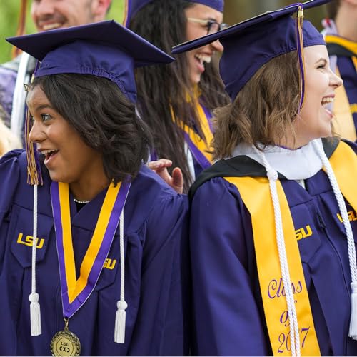 Image of Graduation Honor Cords White Graduation Cords with Tassels, 67 inch Long for Graduation Students