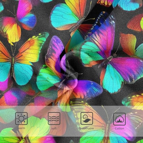 Joisal Neon Butterflies Black Toddlers Underwear Floral 2t Cotton Panties for Girl Florals Underpants Briefs3