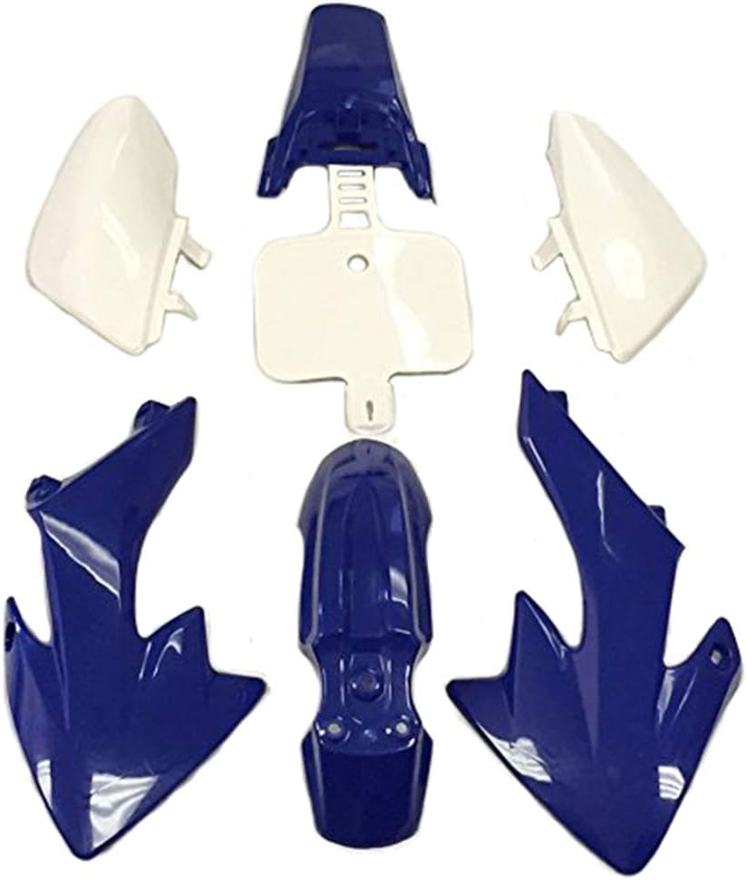 HONGK- Motorctcly Blue Plastic Fender Kit Body Work Fairing Kit Compatible with CRF XR XR50 CRF50 Clone 125CC Pit Dirt Bike [B01BI85TQC]