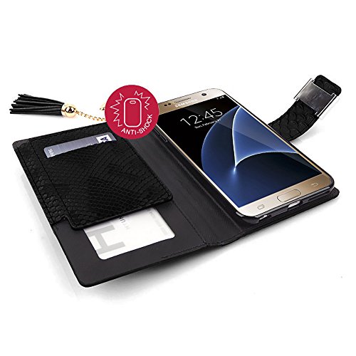 Galaxy S7 Case, Arium [Milano] Premium Portafoglio...