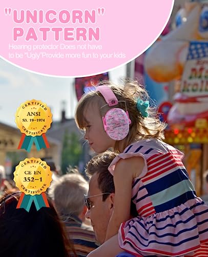 PROHEAR 032 Kids Ear Protection - Noise Cancelling Headphones Ear Muffs for Autism, Toddlers, Children - Pink - Image 6