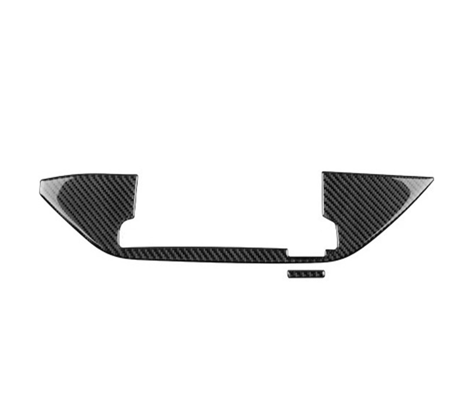 Car Interior Moulding Trim for Kia for Stinger 2019-2023 LHD RHD Car Central Navigation Screen Trim Accessories Real Soft Carbon Fiber Sticker Interior Accessories(LHD 8inch Display BK)