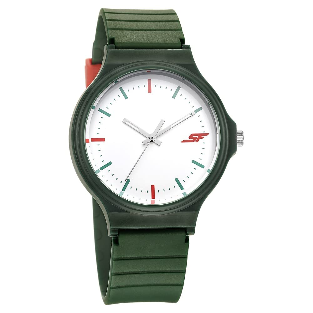 SF Quartz Analog White Dial Plastic Strap Watch for Men-NP7964PP06W (B0BS3KWPLB) Amazon Price History, Amazon Price Tracker