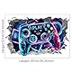3D Wandtattoo Gamer Wandaufkleber für Jungen Gaming- und Schlafzimmer Wandsticker Wanddeko für Kinderzimmer Jungen Schlafzimmer