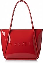 Carrylux Patent Tote Bag, Glossy Bright Color Finish, Ladies Handbag