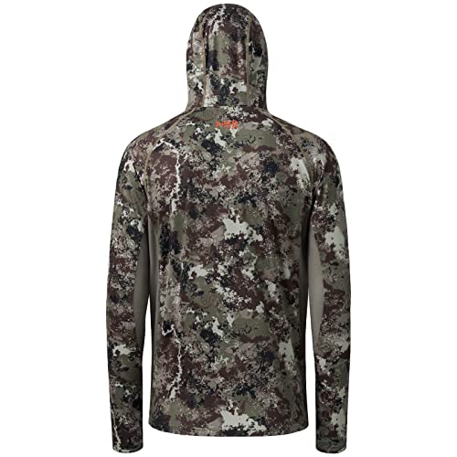BASSDASH UPF 50+ Men’s Hunting Shirts with Mask Long Sleeve Camo Fishing Hoodie - Thumbnail 2