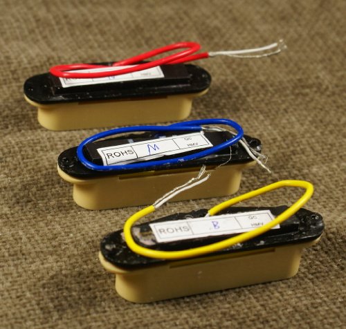 (A21) 1 Set Of Sss Single Coil Pickup For Strat Or Similar Guitar, Cream #TOP3
