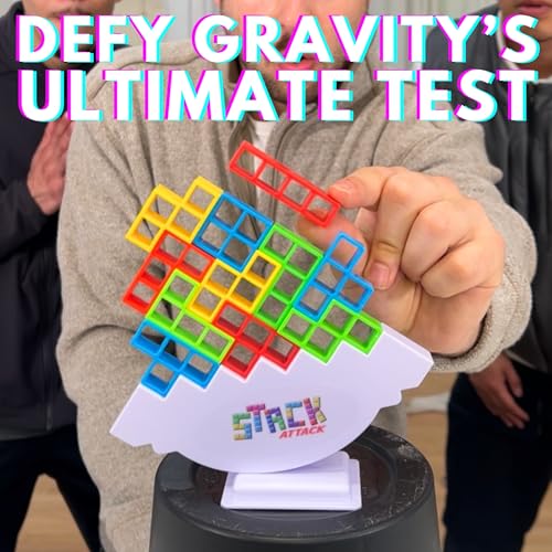 Diffy Toys And Games STA-OS-7000 Stack Attack Block Balancing Game thumb #3