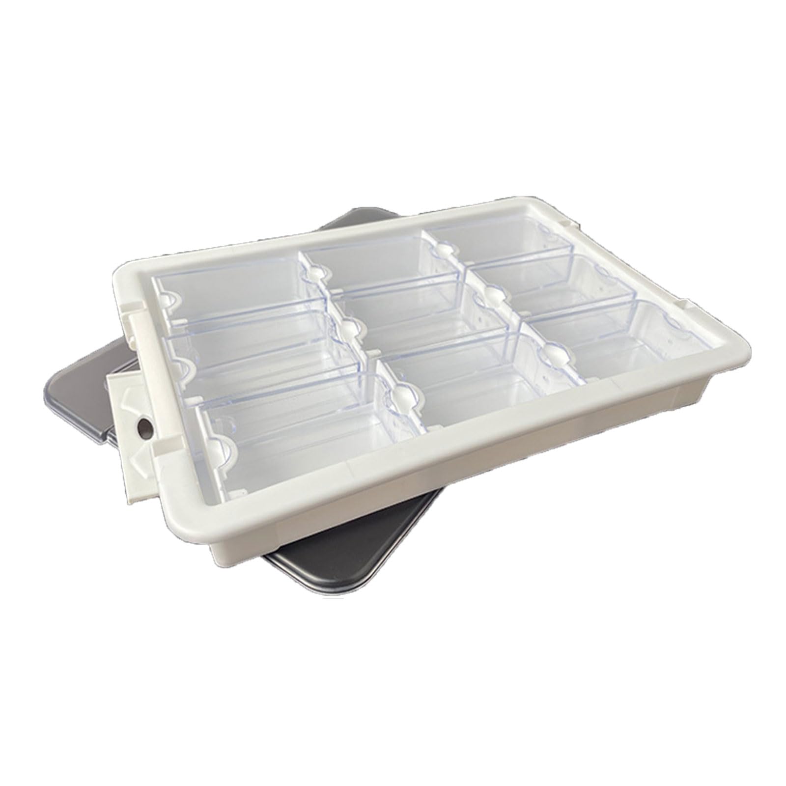 Kangnice Versatile Bead Sorting Container Accessory With Secure Lid For Craft Enthusiasts Clear Storage Case Organization