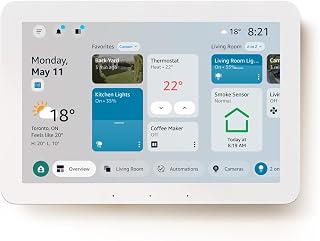 Amazon Echo Hub (newest model), 8” smart home control panel with Alexa, Compatible with thousands of devices, Designed for Alexa+