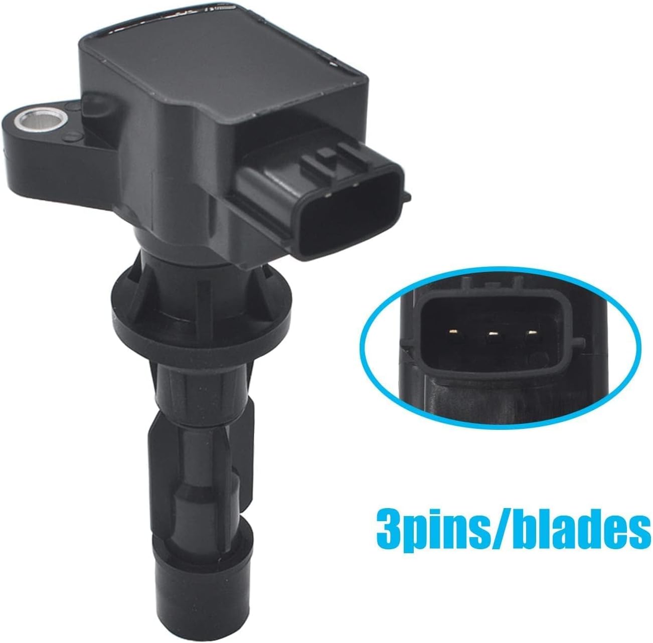 UF540 Ignition Coil Pack L3G2-18-100B and Iridium Spark Plugs 90083 Set of 4 Fit For Mazda 3&6 2006-2013,MX-5 Miata 2006-2015,CX-7 2007-2012,MX-5 2006-2008 2010-2012,3 Sport 2.0L 2.3L 2.5L L4
