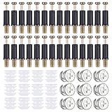 Cam Lock Nuts and Cams Screws, 20 Sets Cam Locks for Furniture M6 X 35mm 3-in-1 Eccentric Hardware Wheels Cams Connector Bolt Fittings Fasteners Hardware Parts