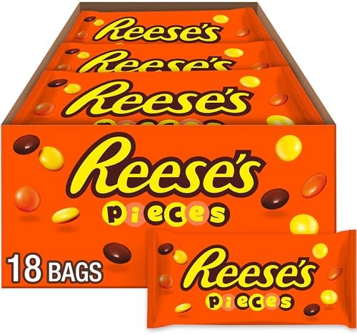 Reese's Pieces Peanut Butter Candy, 1.53 Ounce (Pack Of 18)