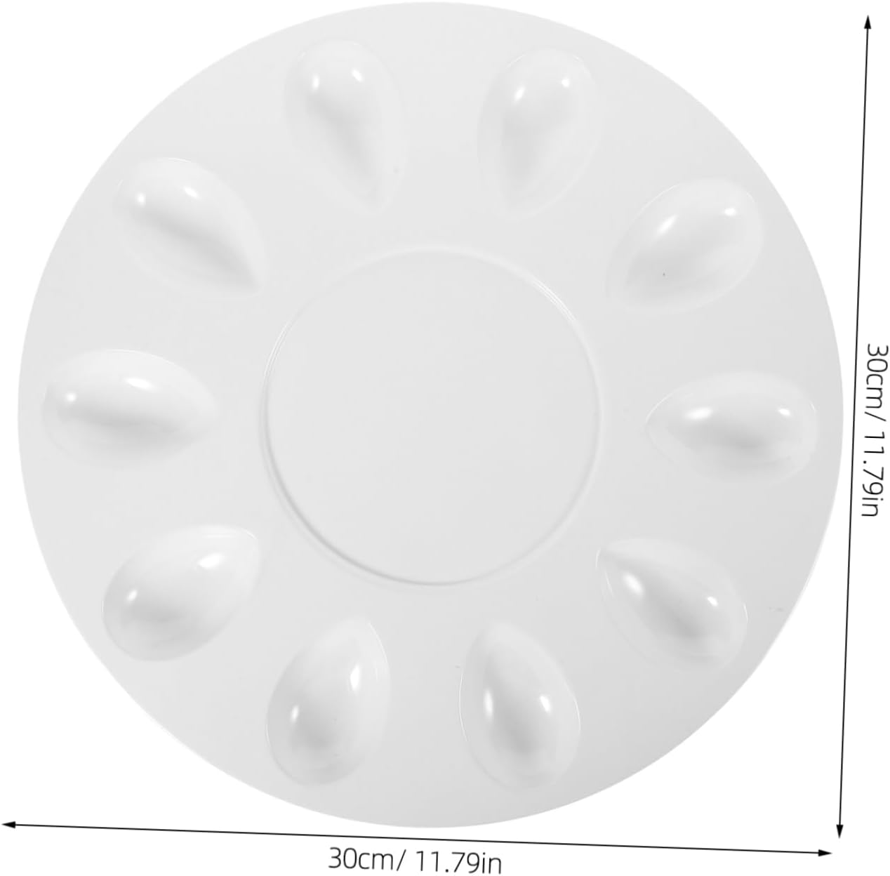 Deviled Egg Tray Egg Platter Compact Design for Easy Storage Stylish Serving for Families for Refrigerators and Kitchen Cabinets