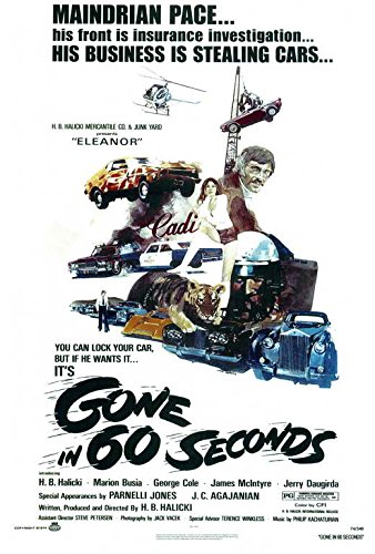 バーニング IN 60' フレーム付きポスター Amazon.co.jp: 『バニシング in 60』(27 x 40 インチ - 69cm x