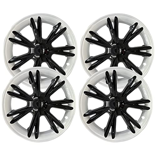 DRTカルフォームノブ ホイールキャップセットWHITE×BLACK