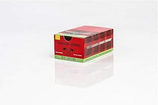 Canadian Lumber All Natural, Unrefined Hemp Rolling Papers - THE GREENS - Bulk Display Box - 22 Rolling Papers with Filter Tips
