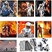 Laohucai Fire Resistant Suit,Inflaming Retarding Clothes Foil Heat Resistant Aluminized Suit,Anti Thermal Radiation 932-1832℉ for Firefighting,Metal Smelting, High-temperature Forging(1000℃,Medium)