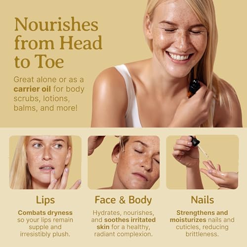 Bella Terra Oils - Marula Oil 2oz - Unveiling Africa\'s Secret, Enriched with Linoleic Acid & Stearic Acid, Your Go-To Luxury Facial Elixir - Thumbnail 5