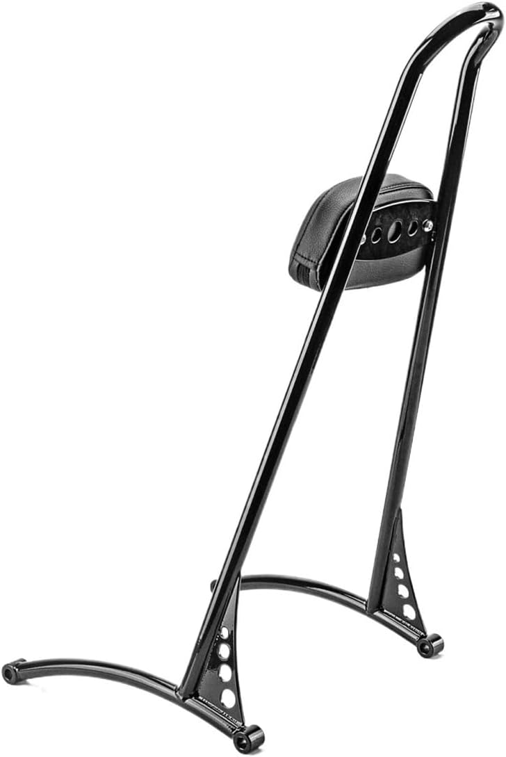 Rack Backrest For For Dyna FXDF FLD 2006-2017 Motorcycle Accessories Gloss Black Passenger Backrest 24" Tall
