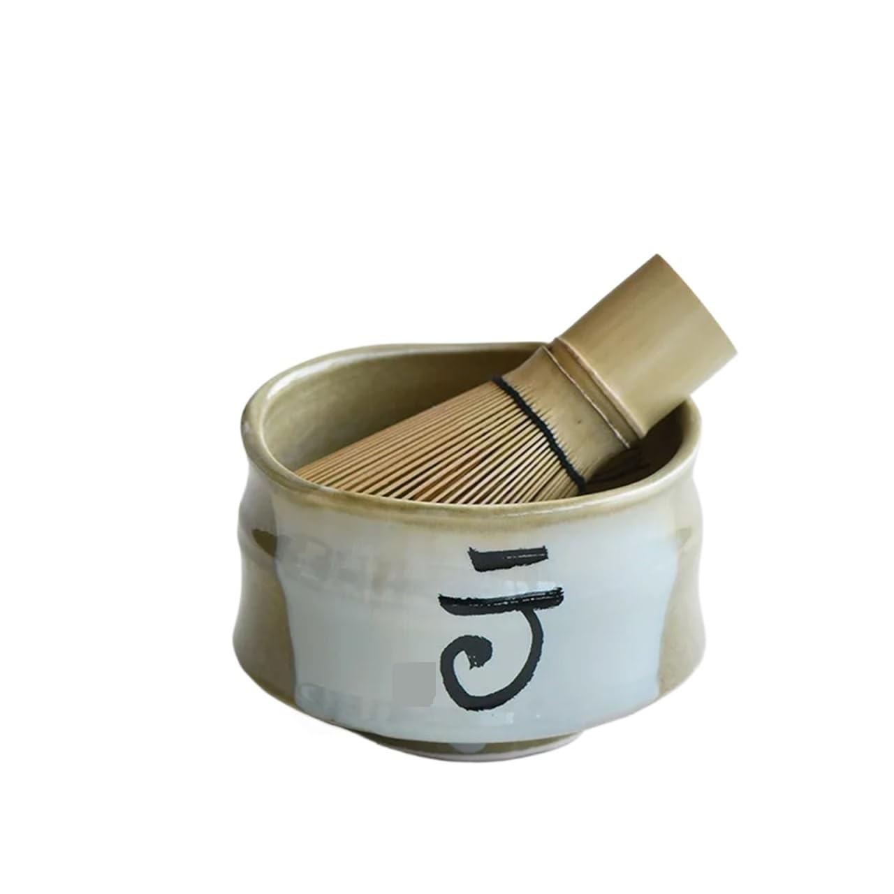 Juego de té de cerámica con inscripciones en hueso de oráculo: kit completo de matcha for remojar y usar en ceremonias for los amantes del té.
