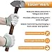 4 lb Blacksmith Hammer Cross Peen Bladesmith Engineer Drilling Hammer Handmade Knife Making Metal Working Forging Farrier Tool with Wooden Handle Steel Head