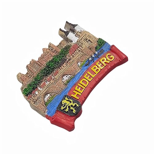 Imán decorativo Heidelberg Germany de resina 3D miniatura 2