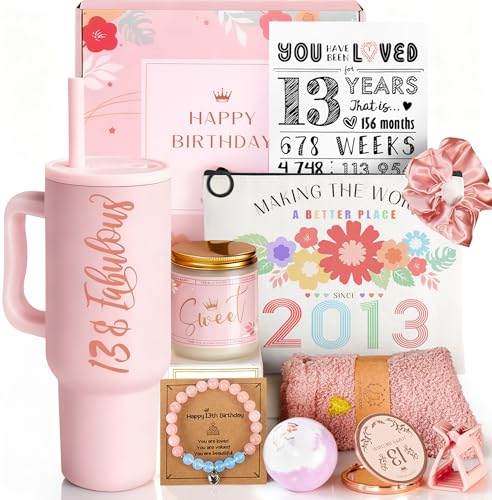Mirasphere 13th Birthday Gifts for Girls - 13 Year Old Girl Gifts Ideas for Offical Teenagers Girls...