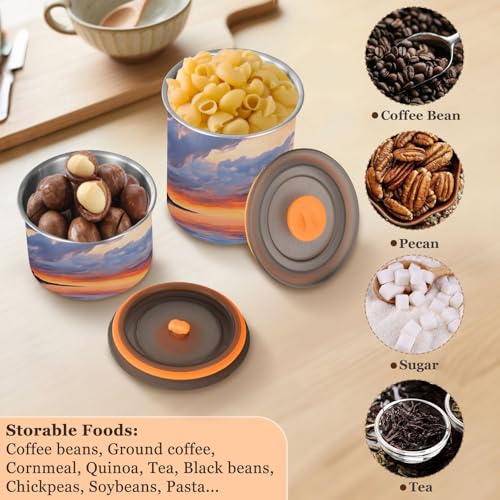 Envase hermético para café de acero inoxidable Blueangle miniatura 5
