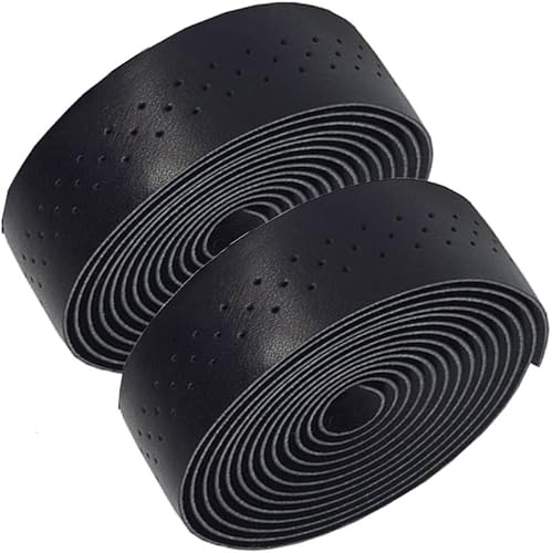 Miniatura 2 de ESUPPORT Cinta para manillar de bicicleta, cinta de manillar de bicicleta de carretera, cinta de mango de cuero, cintas de agarre cómodas,