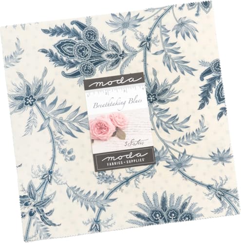 Breathtaking Blues Layer Cake® by 3 Sisters by Moda Fabrics - Used condition - Image 2
