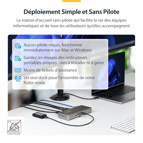StarTech.com 208UE USB4 DOCK - vue 3