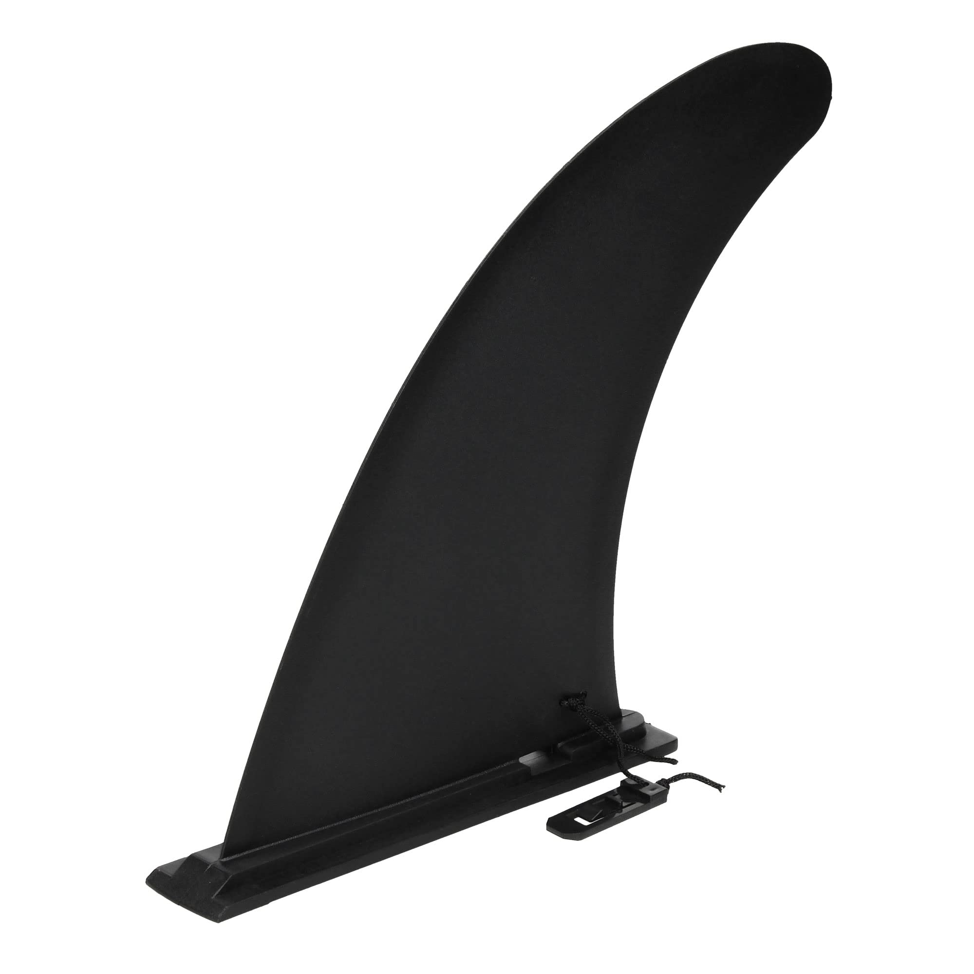 ECD Germany Pinna SUP Premium per Tavola da Stand Up Paddle, Pinna Centrale Rimovibile Universale 25x21x3,5 cm, Nylon Nero, Sistema Slide-In Senza Attrezzi, Accessori di Ricambio per Paddle Board