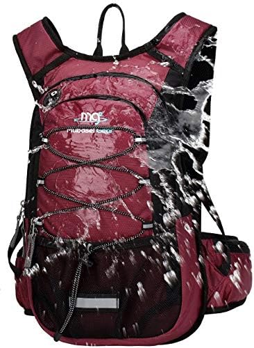 Insulated Hydration Backpack Pack with 2L BPA Free Bladder - Keeps Liquid Cool up to 4 Hours – for Running, Hiking, Cycling, Camping (Wine)