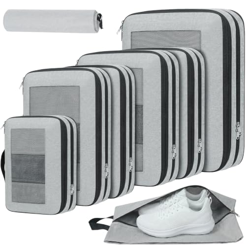Travel Compression Packing Cubes Set (4/6/8 Pack)